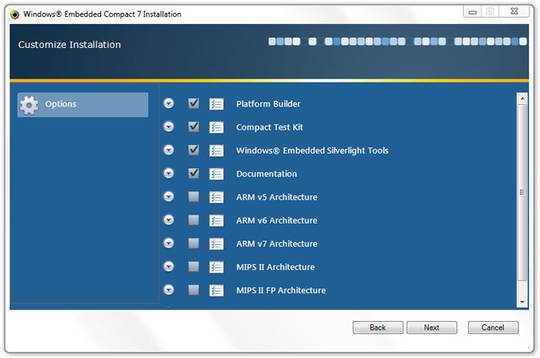 Windows Embedded Compact 7 Platform Dev Tools 1